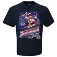 thumbnail image 2 of Men's Hendrick Motorsports Team Collection Navy Alex Bowman Ally Patriotic Car T-Shirt, 2 of 3