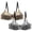 White, variant on Feancey 2 Pack Push Up Bras for Women Lace Embroidered Plus Size Bra Semi See Through Underwire Brassiere Support Lift Up Bralettes Blue L