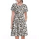 thumbnail image 1 of Fotbe Heart Leopard Vestido Largo de Moda para Mujer, Vestido Tipo Camiseta con Manga Corta y Estilo Casual a Rayas y Bloques de Color, 1 of 6