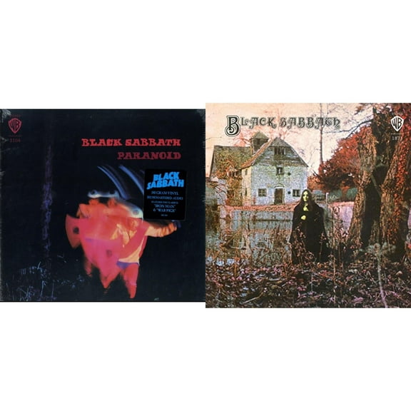 Black Sabbath (180G) & Paranoid (180G) [LP Vinyl Bundle]