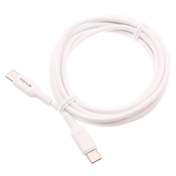 For Moto G Stylus 5G (2023) PD Fast Charger Cord 6ft Long Type-C Cable - Power Wire Sync (USB-C to USB-C) Chord White for Motorola Moto G Stylus 5G (2023) Phone