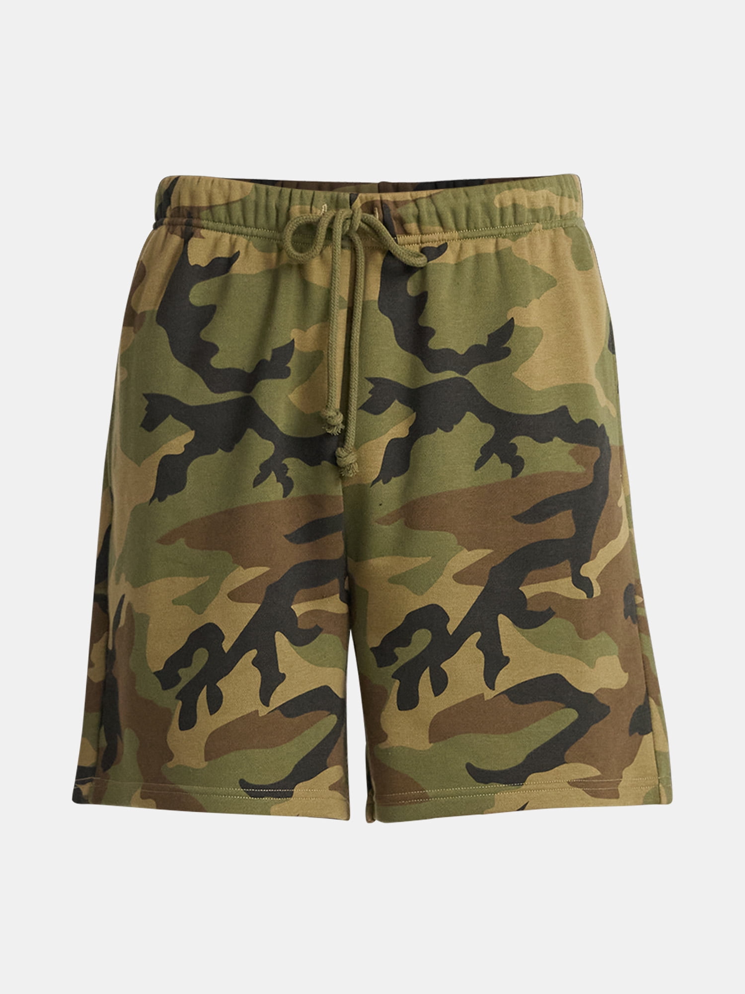 No Boundaries Soft Fleece Jogger Shorts, 6" Inseam, Men's and Big Men's