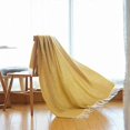 thumbnail image 1 of 130 200cm sofa throw protective cover condition yellow yellow., 1 of 5