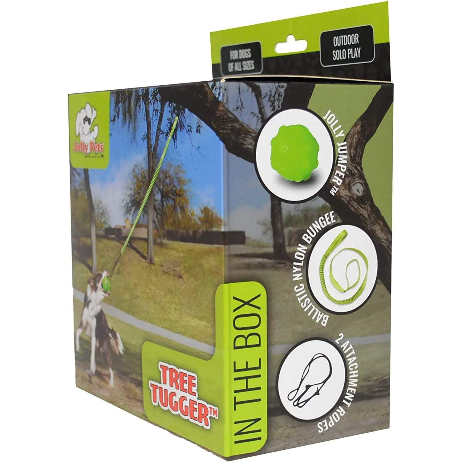 Jolly Pets JP071 Jolly Pets Tree Tugger Bungee, Green - Large