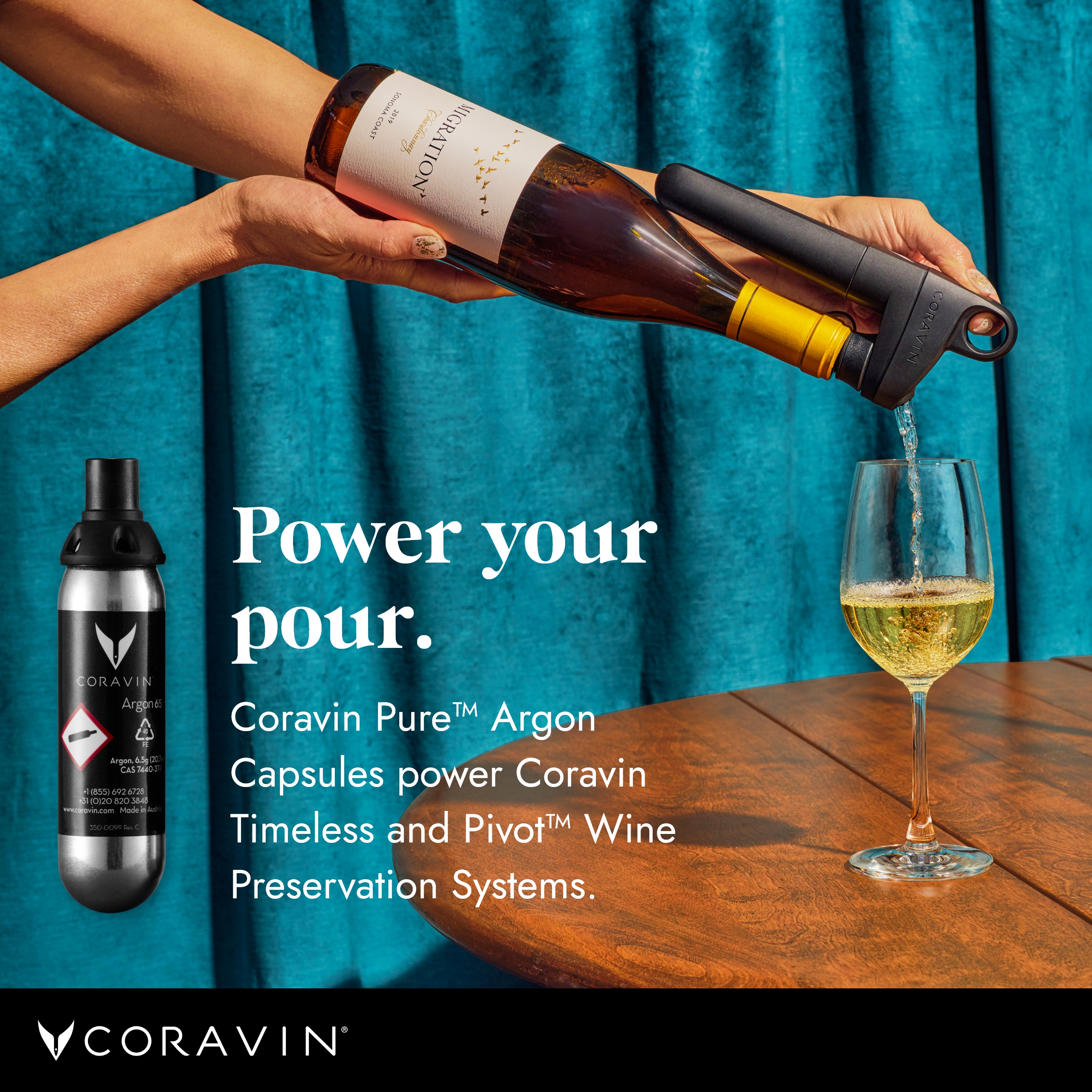 【新品・未使用】CORAVIN TWO コラヴァン　＋　2CAPSULES Coravin Wine Preservation System Capsules (Pack of 2) - Walmart.com