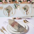 thumbnail image 2 of Cloth Napkins Set of 6 - 20x20 Inches, Vintage Abstract Washable Reusable Table Napkins, Retro Classic Pattern Texture Brown Soft & Absortbent Dining Napkin for Party Wedding Hotel Restaurant, 2 of 8