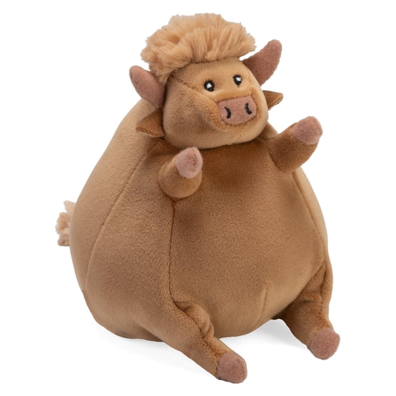 Wild Republic Flipkins Highland Cow, Stuffed Animal, 5 Inches, Plush Toy, Fill is Spun Recycled Water Bottles