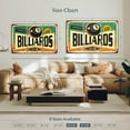thumbnail image 4 of Elephant Stock Billiards Club Wall Art - Horizontal Multi Panel Canvas - Living Room Wall Decor - Wall Signs Multi Panel - Beige And Black Decor - 57" x 36", 4 of 8