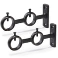 thumbnail image 1 of Supports de Tringle à Rideau Double, Ensemble de 2 pour Salon et Chambre, Supports Premium pour Tringles à Rideaux Doubles, Design Élégant, 1 of 5