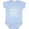 thumbnail image 3 of Inktastic Together, We Fight Lung Cancer Awareness Boys or Girls Baby Bodysuit, 3 of 5