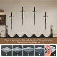 thumbnail image 6 of 2/3 Pcs Wall Mounted Sword Hook Acrylic Single Sword Vertical Display Rack for Vertical Displaying Easy to Install with Hardware, 6 of 9