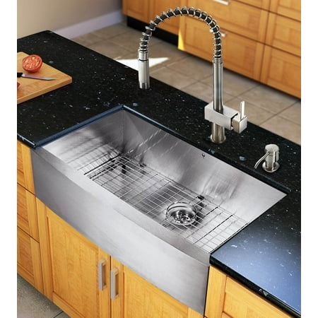 36 Inch Farmhouse Kitchen Sink And Faucet Set
