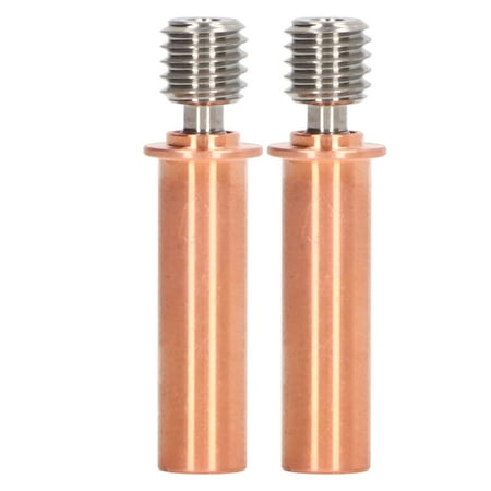 

Thermal Barrel Tube 2Pcs Nozzle Throat M6 Thread Ti Alloy Copper For Replacement