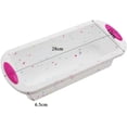 thumbnail image 2 of Non-Stick Bread Mold, French Bread Baking Tray, DIY Loaf Baking Mould, Silicone Pastry Bakeware, Rectangular Bread Pan Toast Mold(2pcs), 2 of 6