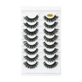 thumbnail image 1 of WIFKLSIIPG False Eyelashes Fluffys 8D Lashes Cat-Eye Wispy Lashes 8 Pairs Pack Dramatic Long Thick Volume Eye Lashs Multipacks, 1 of 8