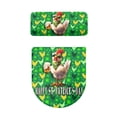 thumbnail image 5 of HELLHERO Clover and Rooster Pattern Adjustable Elastic Fabric Toilet Lid Covers, Easy to Install Reusable Toilet Lid Covers Set for Indoor Home, 5 of 8