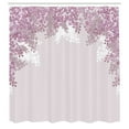 thumbnail image 3 of Ambesonne Flower Shower Curtain, Blooming Lilac Flowers Print, 69"Wx84"L, Pale Mauve, 3 of 3