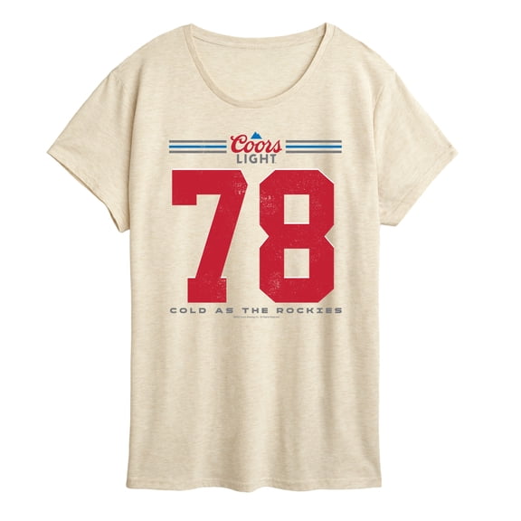 Coors Light - Cold as the Rockies Jersey - Women's Short Sleeve Graphic T-Shirt