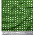 thumbnail image 1 of Soimoi Green Moss Georgette Fabric Brush Stroke Abstract Fabric Prints By Yard 42 Inch Wide, 1 of 3