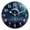 J2, variant on Personalized Wall Clock Non-Ticking Silent Clocks Battery Operated Round Clocks Decorative for Bathroom,Office-Beach With Palm Trees And Waves Under Blue Sky(10inch)