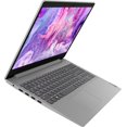 thumbnail image 2 of Lenovo Ideapad 3i [Windows 11 Pro] 15 15.6" HD Touchscreen Business Laptop, Intel Core i3-1115G4, 8GB RAM 256GB SSD, Numberic Keypad, Wi-Fi, BT 5, HDMI, USB, w/accessories, 2 of 7