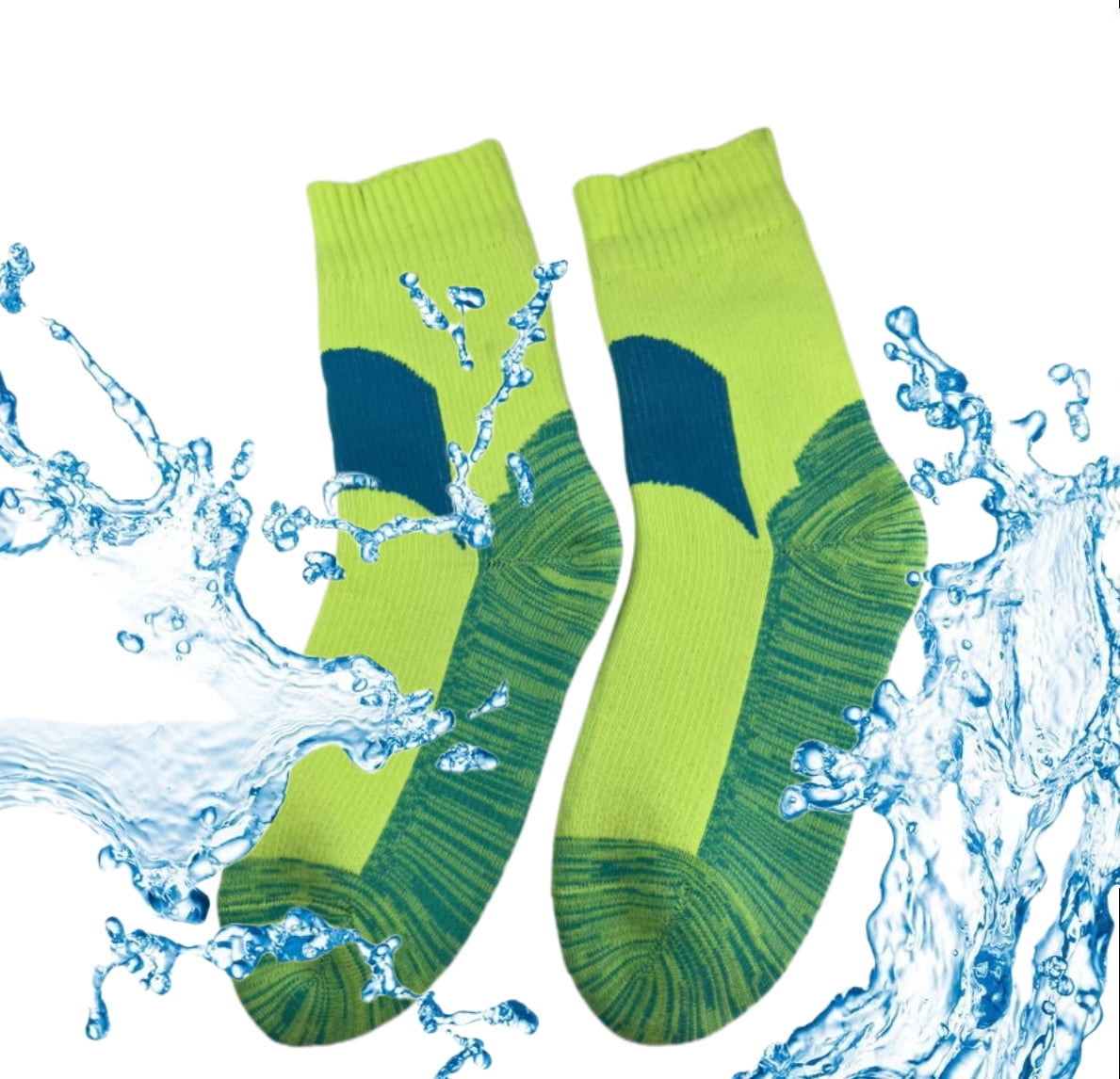 100% Waterproof Socks Breathable Water-resistant Outdoor Camping Skiing Hiking Diving Wading Trekking Socks