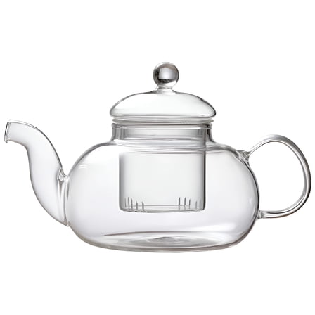 ACDANC Clear Teapot With Removable Infuser 20.3 Oz Loose Leaf And Tea Maker
