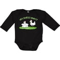 thumbnail image 3 of Inktastic Hey, Guess What? Chicken Butt Boys or Girls Long Sleeve Baby Bodysuit, 3 of 5