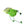 thumbnail image 2 of Flmtop Cartoon Rattan Ball Animal Mouse Shape Katten Cat Interactive Toys Pet Supplies Green 1, 2 of 9