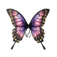 thumbnail image 6 of Halloween Butterfly Wing Costume Prop, Polyester Construction, Wearable Costume Backpiece for Halloween Party and Dress-Up Events, Indoor Display for Living Room, Bedroom, Mantel and Shelf, Black, 6 of 6