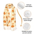 thumbnail image 3 of Shawl Wraps for Women - Autumn Leaves And Pumpkins Oversized Fall Winter Fashion Blanket Scarf for Women, 3 of 6