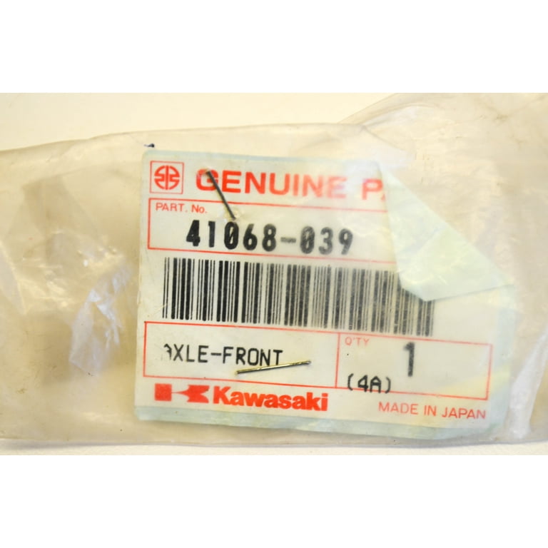 New OEM Kawasaki 41068-039 Front Wheel Axle Bolt NOS - Walmart.com 