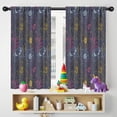 thumbnail image 5 of Blackout Kids Curtains,Pioneer Flower Floral Print Pattern Childrens Insulated Curtains Set Of 2,Bedroom Essentials,Toddler Room Decor 42"x54", 5 of 5