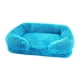 thumbnail image 1 of Cozy Plush Dog Sofa Bed Square Beds Washable Warm Pet Cushion Orthopedic Faux Fur Memory Foam Lounger Fluffy with Zipper Cover ShopWise Round, 1 of 16