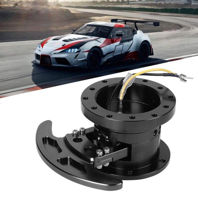 Steering Wheel Hub Kit, Tilt Flipped Racing Steering Wheel Quick Release Hub Kit Removable Adapter