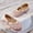 Pink, variant on FSYBOA Girls Dress Shoes Size 3T, Closed Toe Cute Low Heel Hook and Loop Strap Kids Party Shoes White