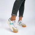 thumbnail image 3 of BERANMEY Women's Tennis Sneakers Walking Flat Low-Top Casual Lace-Up Orthopedic Sneakers For Women Comfort Vintage Sneakers with Walking Sports Work Traval, 3 of 12