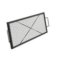 thumbnail image 4 of Durable 44 Inch X-Marks Rectangle Cooking Grate Fire Pit Grill Grate, 4 of 12