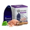 Nevlers Hand Painted Ceramic Salt Inhaler with Pure Himalayan Pink Salt | Asthma and Allergy Relief | Includes Salt Refill | Navy