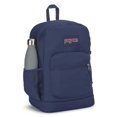 thumbnail image 2 of JanSport Cross Town Plus Backpack - Large Main Compartment, Side Water Bottle Pocket, 15-Inch Padded Laptop Sleeve - Navy, 2 of 4