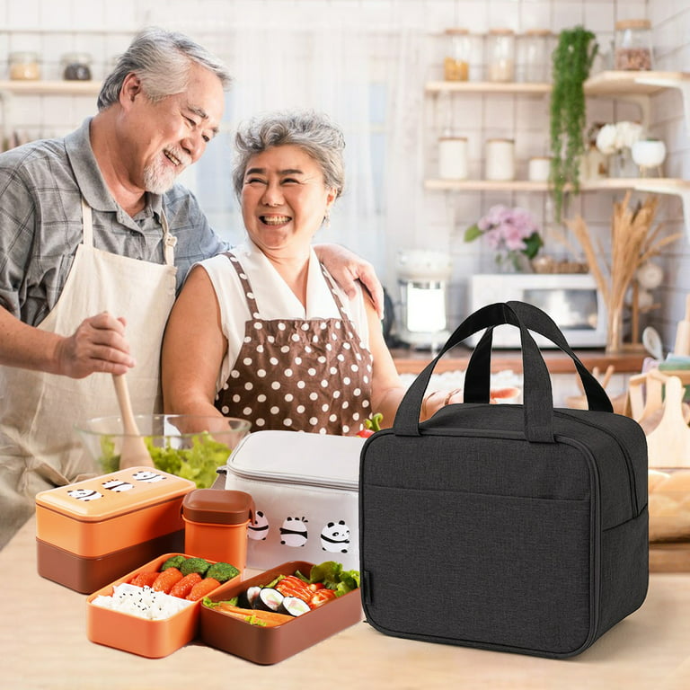 Kitchen Gadgets Lunch Bag Women Teens Insulated Lunch Box Men Adult  Lunchbox Lunch Tote Reusable Meal Prep Container Bag Bento Box Cooler Bag  For Work