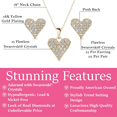 thumbnail image 2 of Cate & Chloe Cecilia 18k Yellow Gold Plated Jewelry Set with Swarovski Crystals for Women, 2 of 9