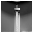thumbnail image 3 of Basin Faucet Black/Chrome Face Single Handle Deck Mounted Sink Taps, Cold And Hot Mixer For Bathroom Crane Faucets, 3 of 10