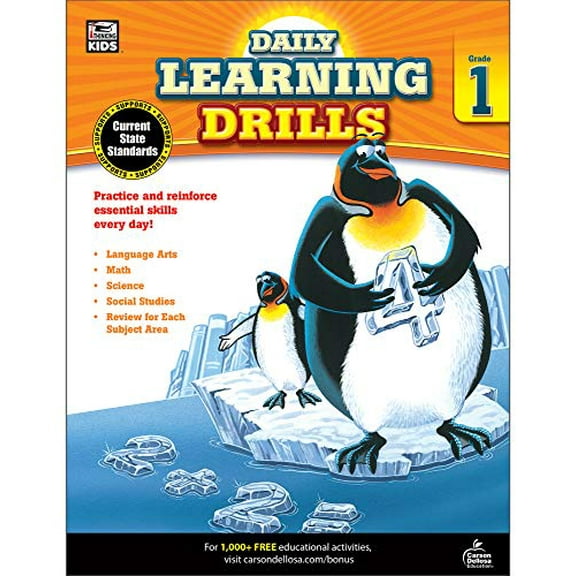 Pre-Owned Daily Learning Drills, Grade 1 (Brighter Child: Daily Learning Drills) Paperback
