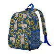 thumbnail image 2 of French Bulldog Sunflowers Floral Backpack Backpack for School,Cute School Bag,Schoolbag with Adjustable Shoulder Straps & Padded Back,13.8"x11.4"x6", 2 of 6