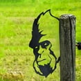 thumbnail image 2 of Farm Peeping Animals Metal Art Ornament Farm Watching Metal Wall Art for Farmhouse Outdoor Yard Lawn Statue Garden Decor Farm Fence Artworks Home Decor (Orangutan), 2 of 5