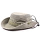 thumbnail image 3 of Ladies Summer Wide Brim Foldable Sun Hat Anti-UV Beach Visor Caps Sunshade Hats, 3 of 4