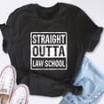 thumbnail image 4 of EcoLoom Straight Outta Law School Short Sleeve Unisex T Shirt, 4 of 6