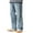 Light Blue, variant on Baggy Jeans For Men Wide Leg Bike Stretch Straight Moto Denim Pants Casual Solid Color Outdoor Hiking Pants Fall With Pocket