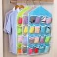 thumbnail image 5 of 16 Pocket Closet Over Door Wall Hanging Organizer Storage Bag, 5 of 5